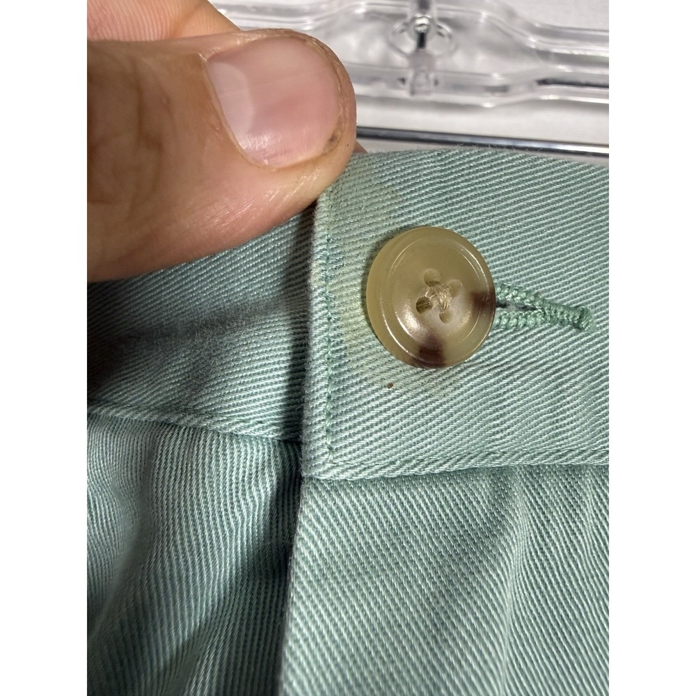 NWT Polo Ralph Lauren Shorts Men 32 Classic Fit 9" Chino Green Flat Front Preppy - Picture 5 of 7